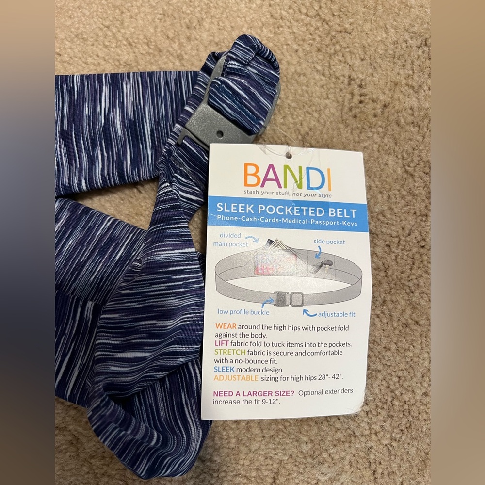 Belly Bandit Blue Mini Bag (waist bag, walking bag)